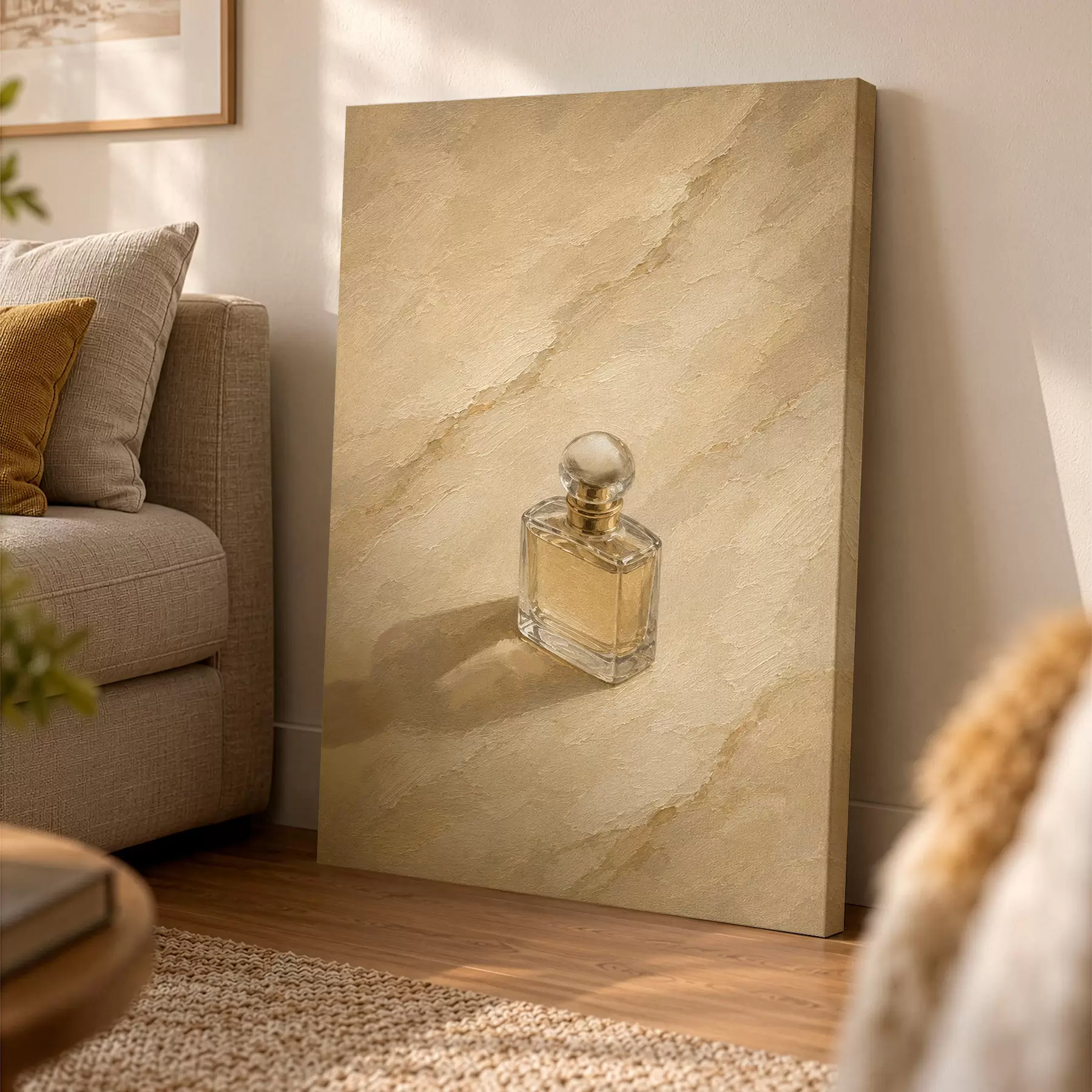 Wandbilder Parfüm und Marmor s50764