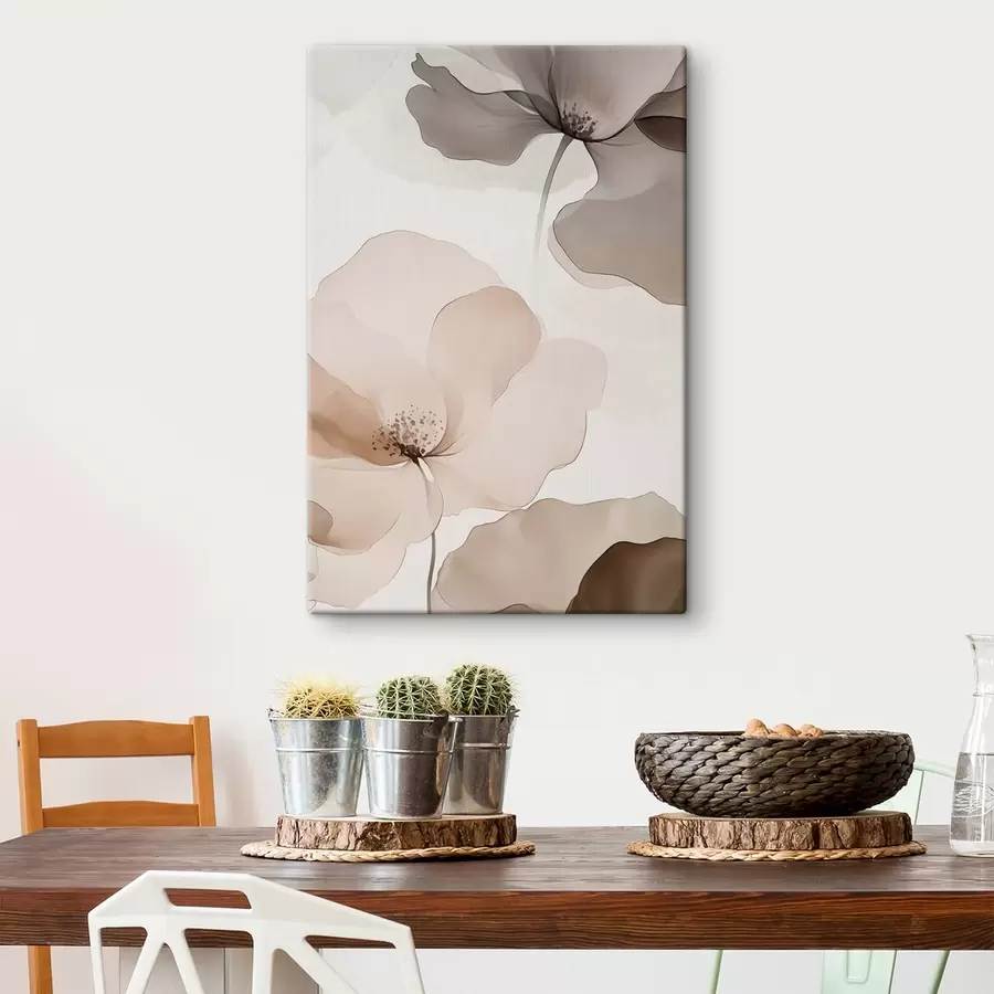 Wandbilder Aquarellpulver-Blütenblätter s50749