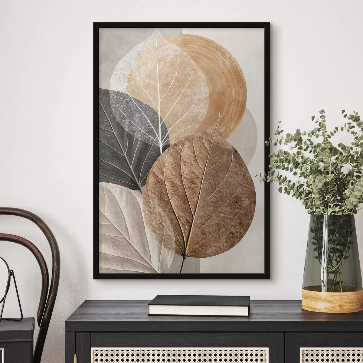 Poster Abstrakte Blätter f50717