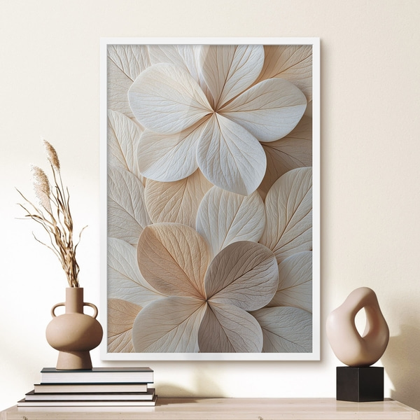 Poster Abstrakte Blütenblätter, Posters Blumen und Pflanzen, f50858wh : Uwalls