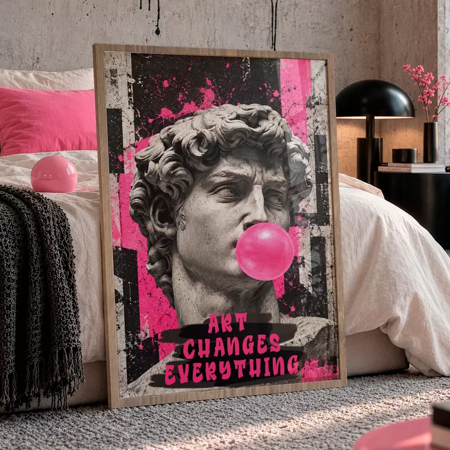 Fototapete Kunst verändert alles f50645