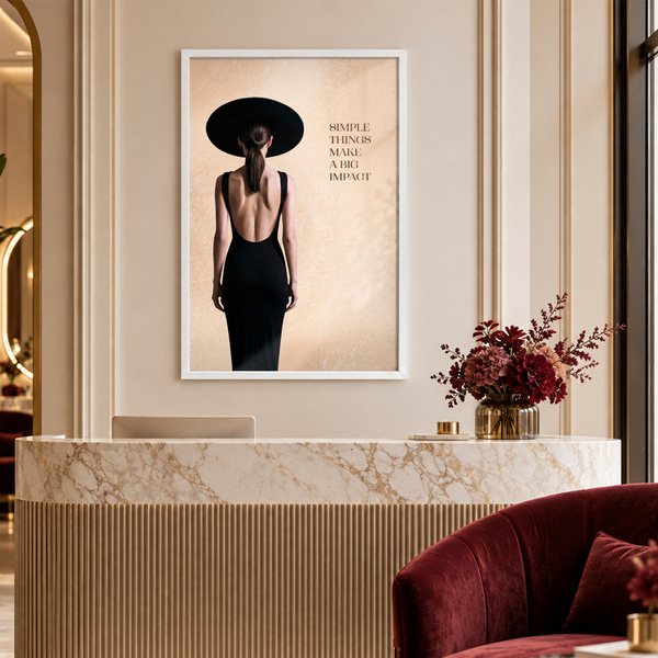 Poster Die Kraft der Einfachheit, Poster Einzigartig, f50611wh : Uwalls