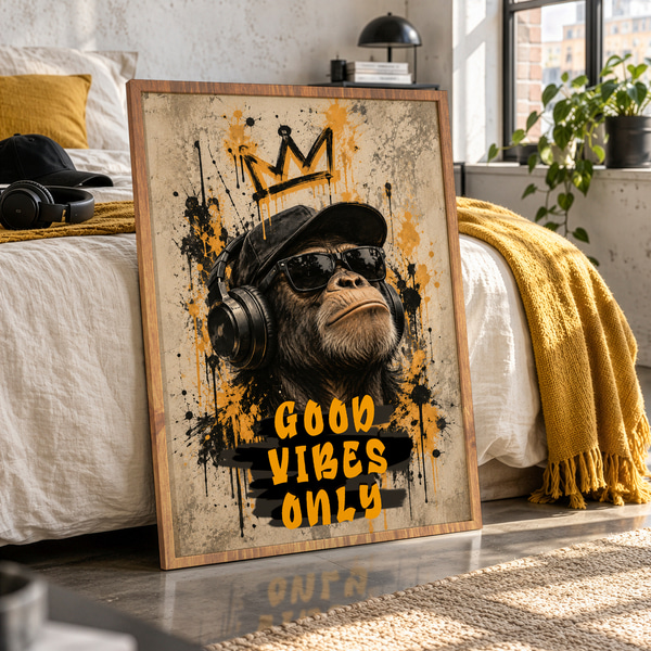 Poster König der guten Stimmung, Posters Insekten und Tiere, f50642wo : Uwalls