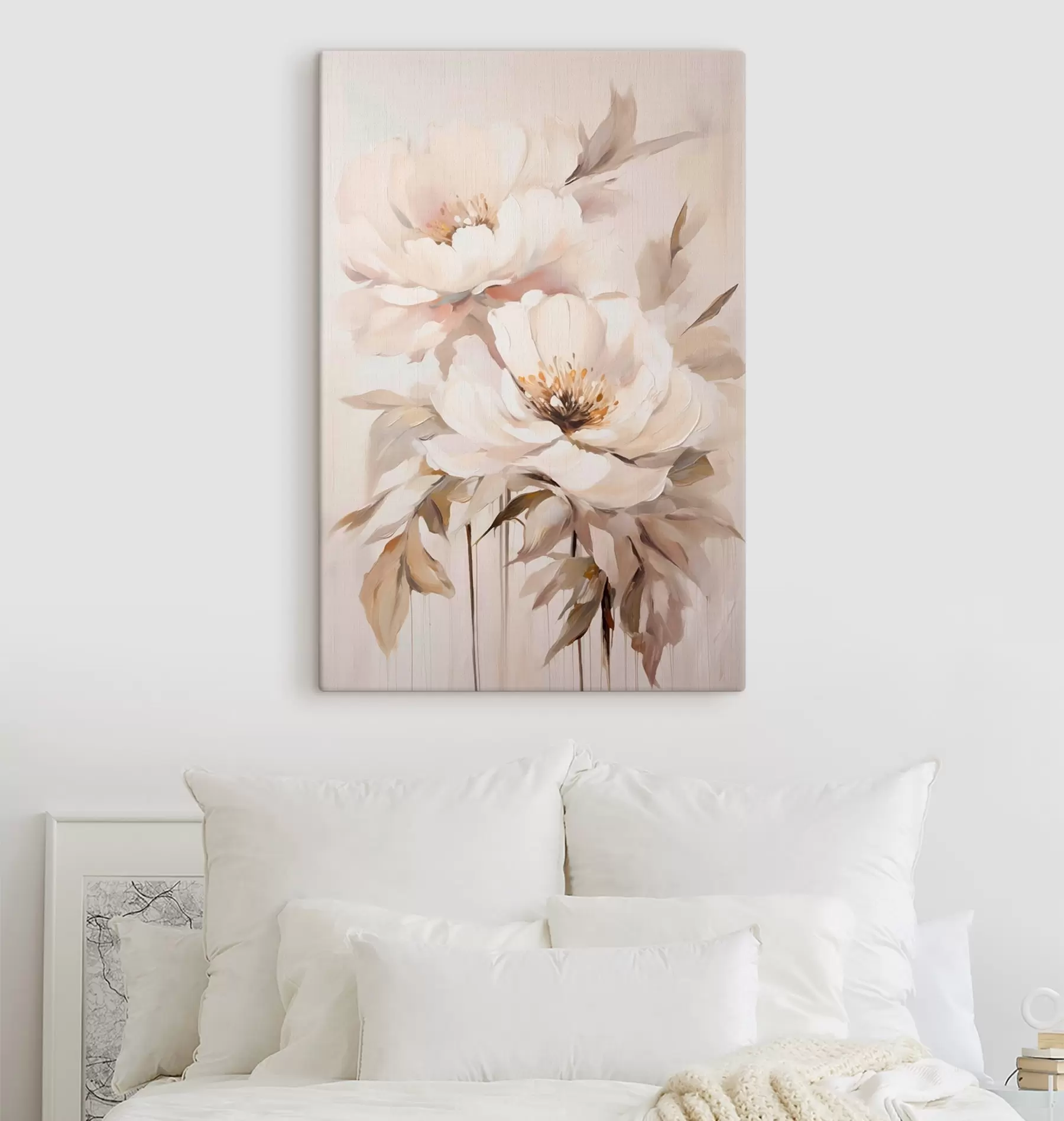 Wandbilder Anmutige Blüte in Pastelltönen s50911