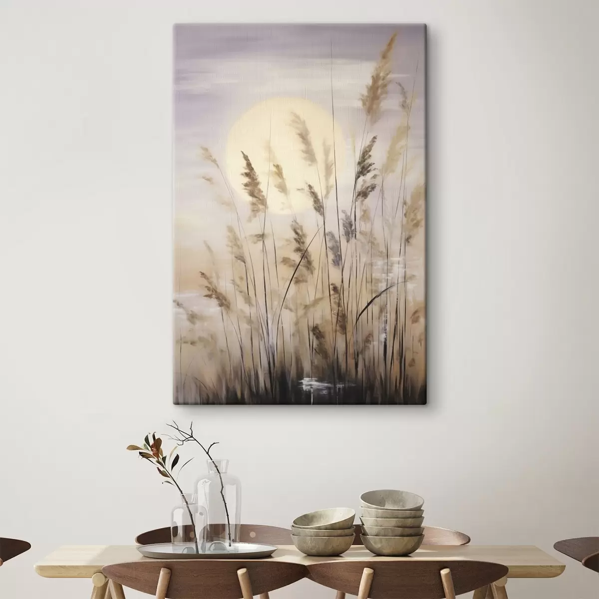 Wandbilder Abstrakte Kräuter, Imitationsmalerei s50986