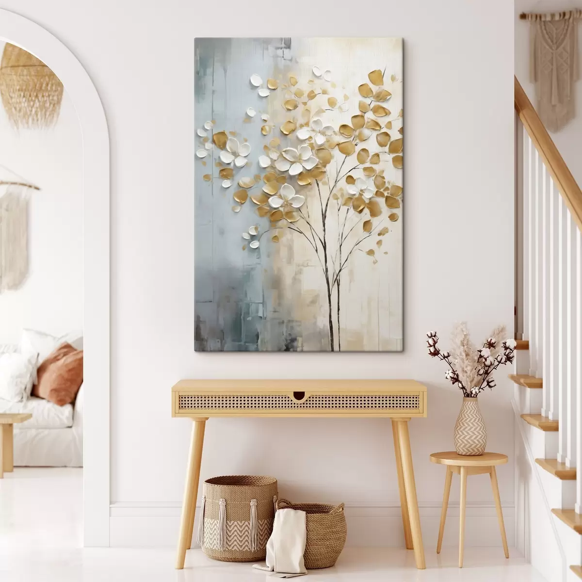 Wandbilder Abstrakter Baum, Imitationsgemälde s50991