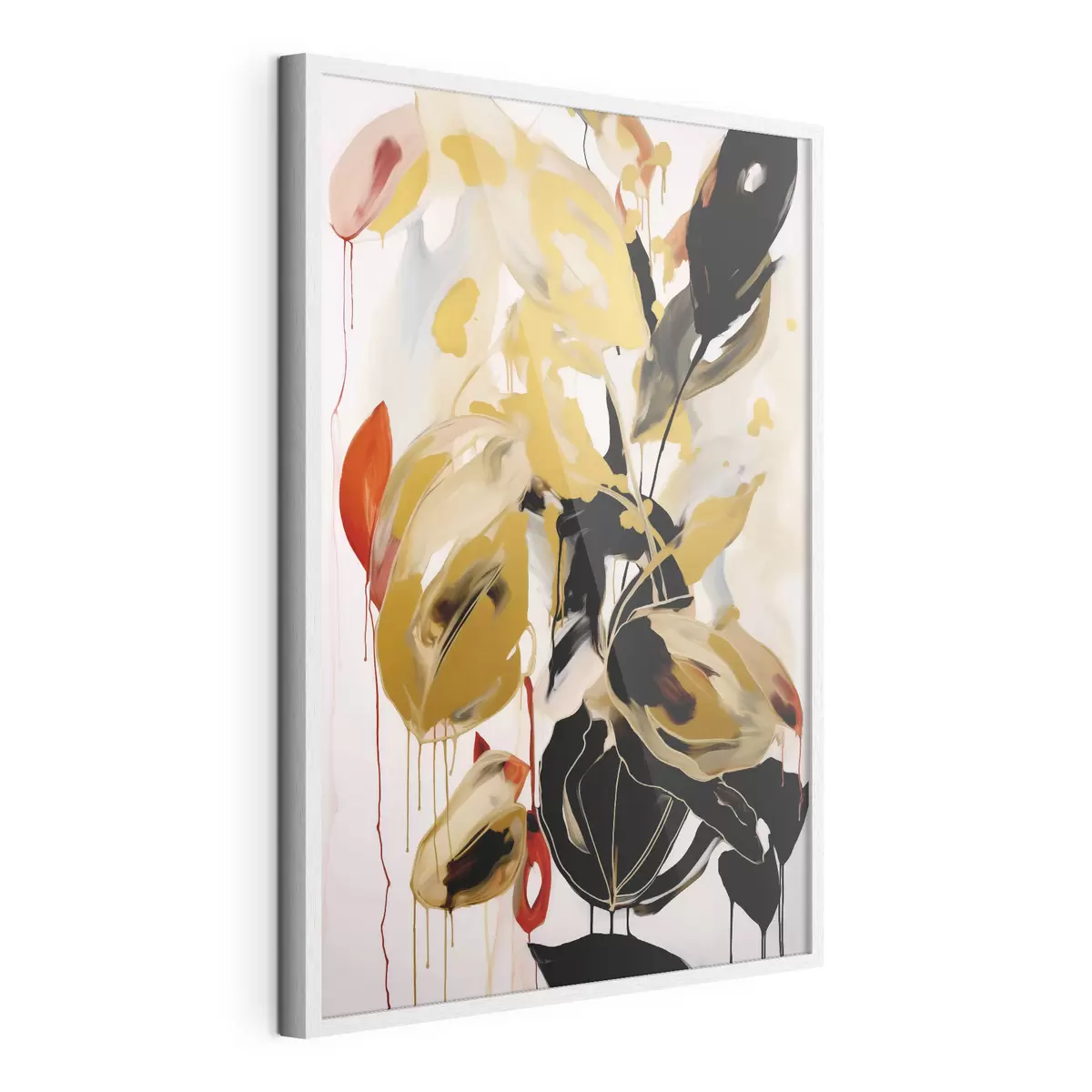 Poster Chaotische Abstraktion, Nachahmung der Malerei f50984