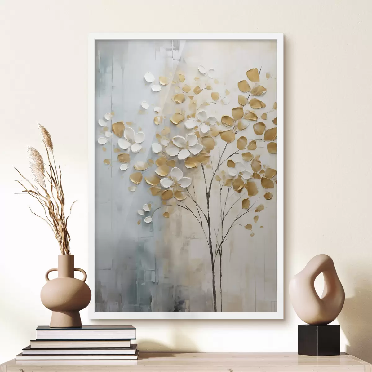 Poster Abstrakter Baum, Imitationsgemälde f50991