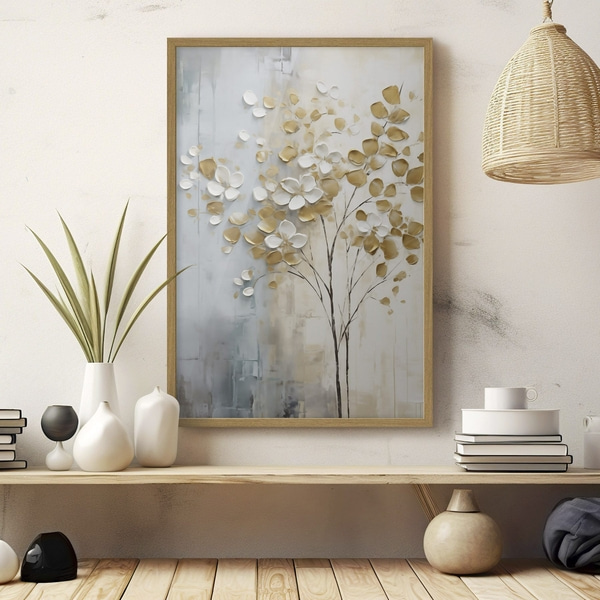 Poster Abstrakter Baum, Imitationsgemälde, Poster Einzigartig, f50991wo : Uwalls
