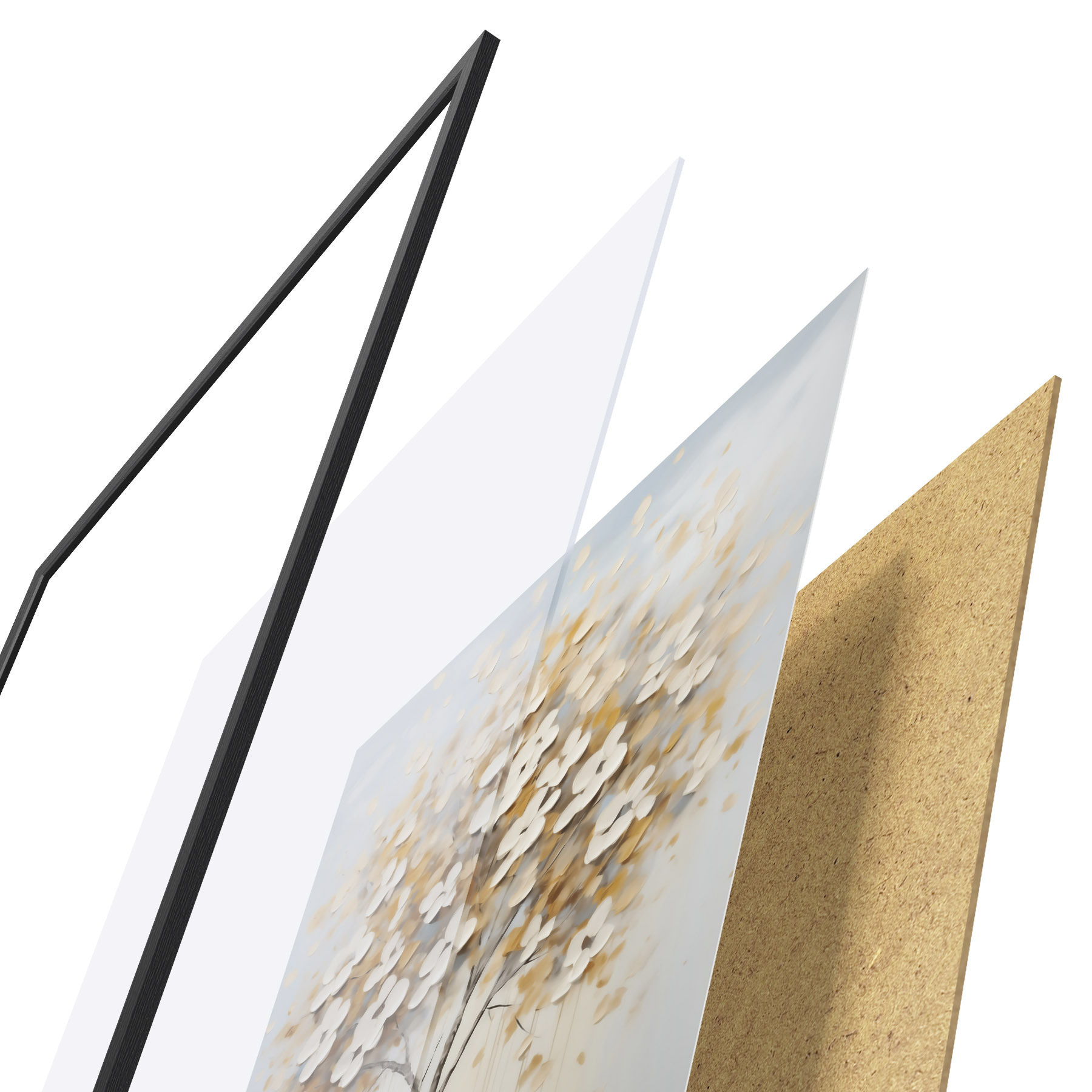 Poster Baum, Imitationsgemälde f50992