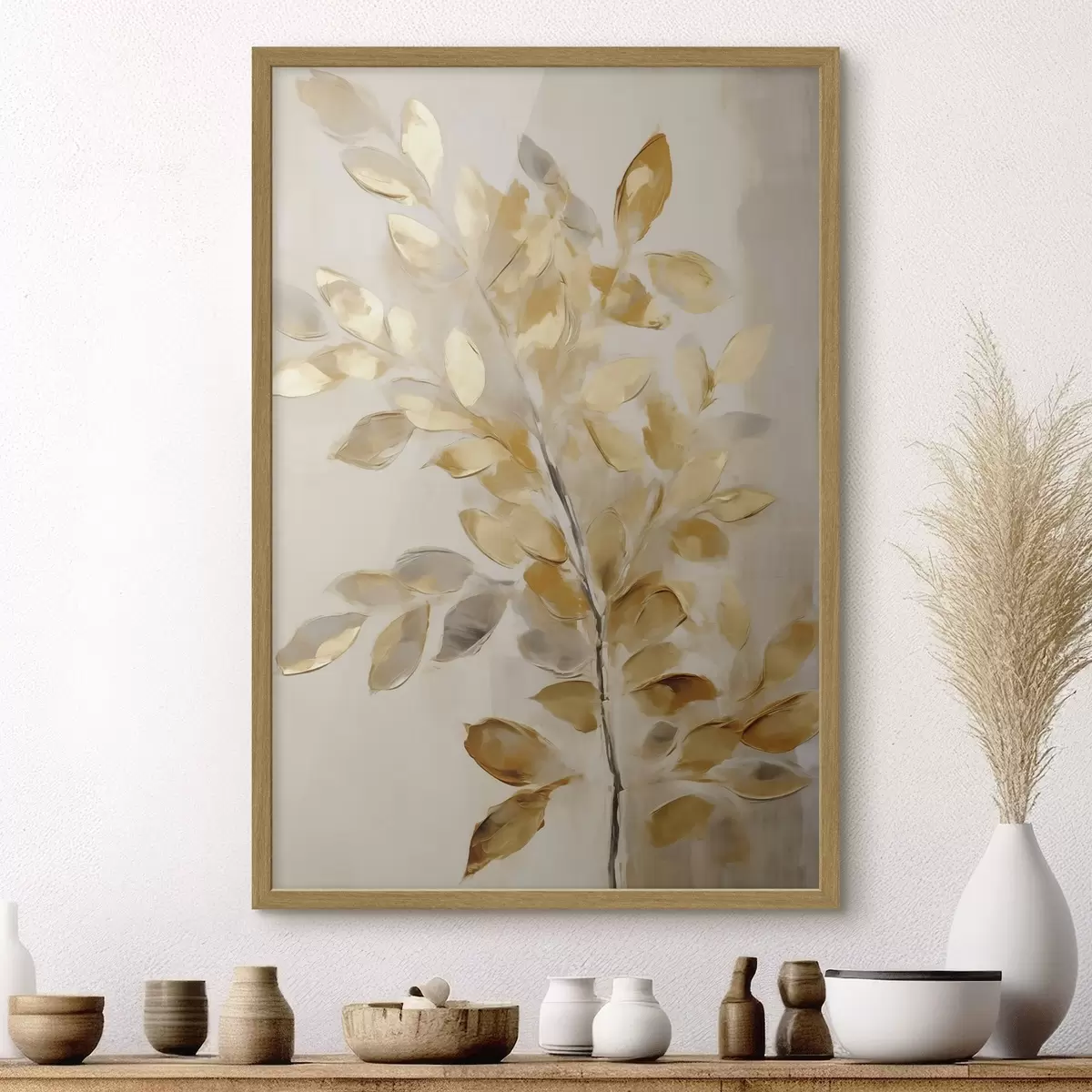 Poster Laub, Imitationsmalerei f50993