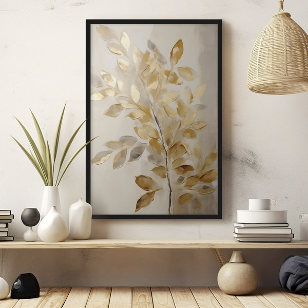 Poster Laub, Imitationsmalerei, Poster Einzigartig, f50993bk : Uwalls