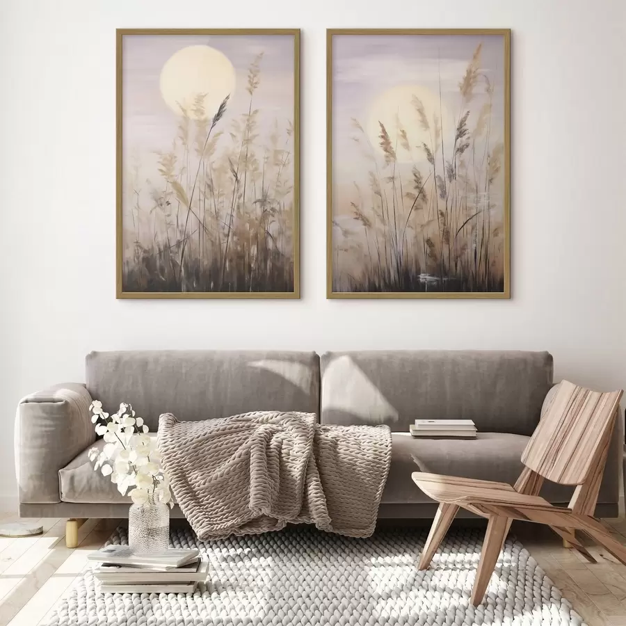 Fototapete Abstrakte Kräuter, Imitationsmalerei d31062