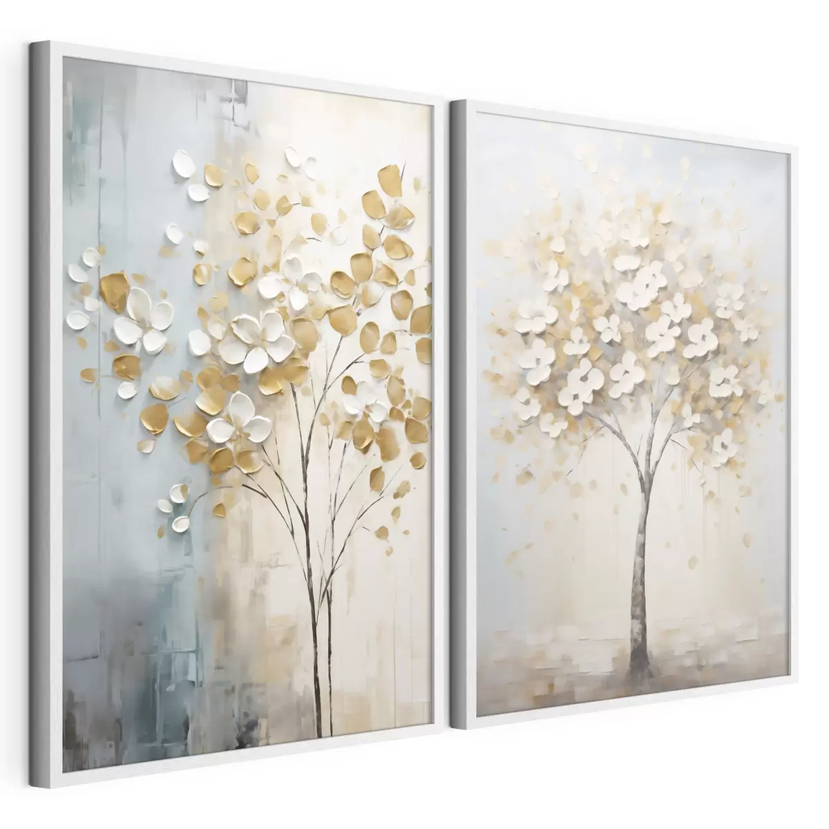 Poster Abstrakter Baum, Imitationsgemälde d31065