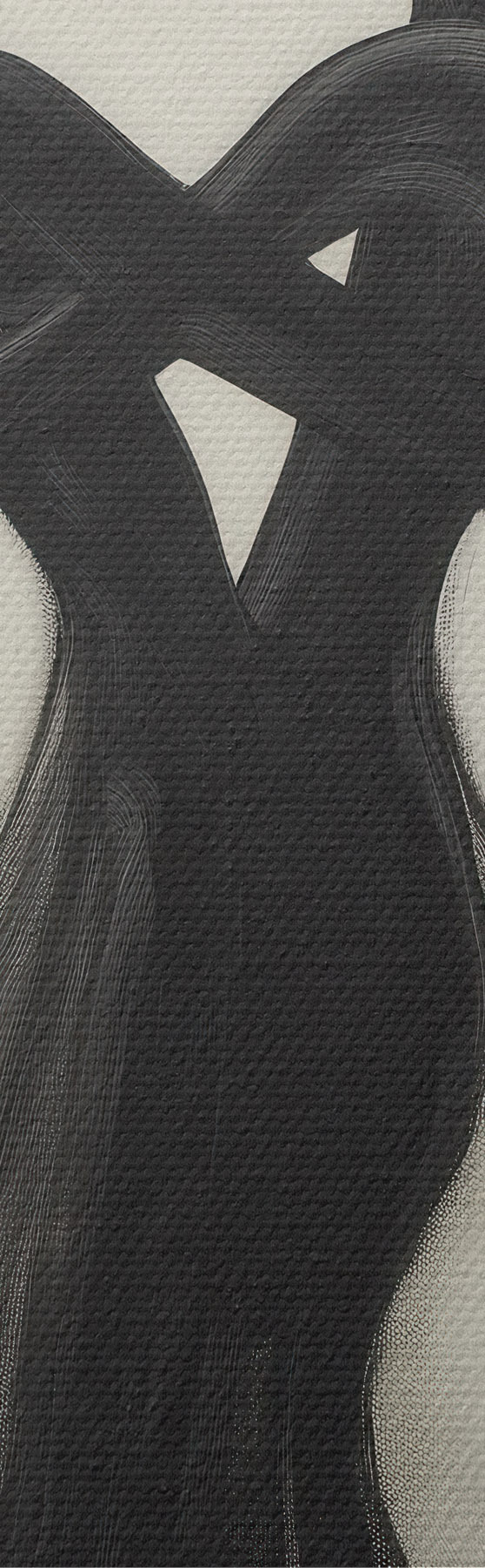 Wandbilder Abstrakte, ineinander verschlungene Silhouetten s51005
