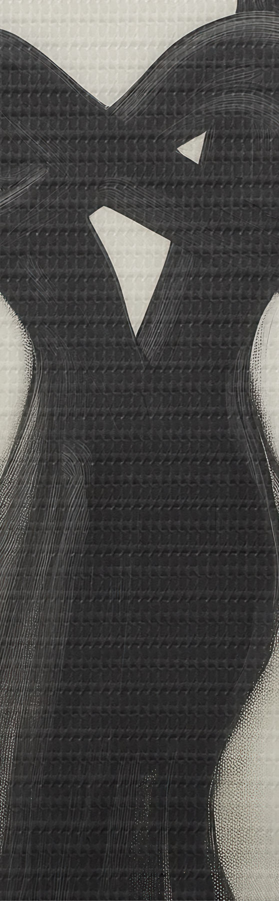 Wandbilder Abstrakte, ineinander verschlungene Silhouetten s51005