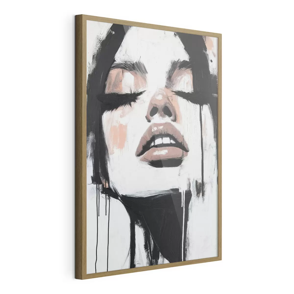Poster Abstraktes Porträt f51000