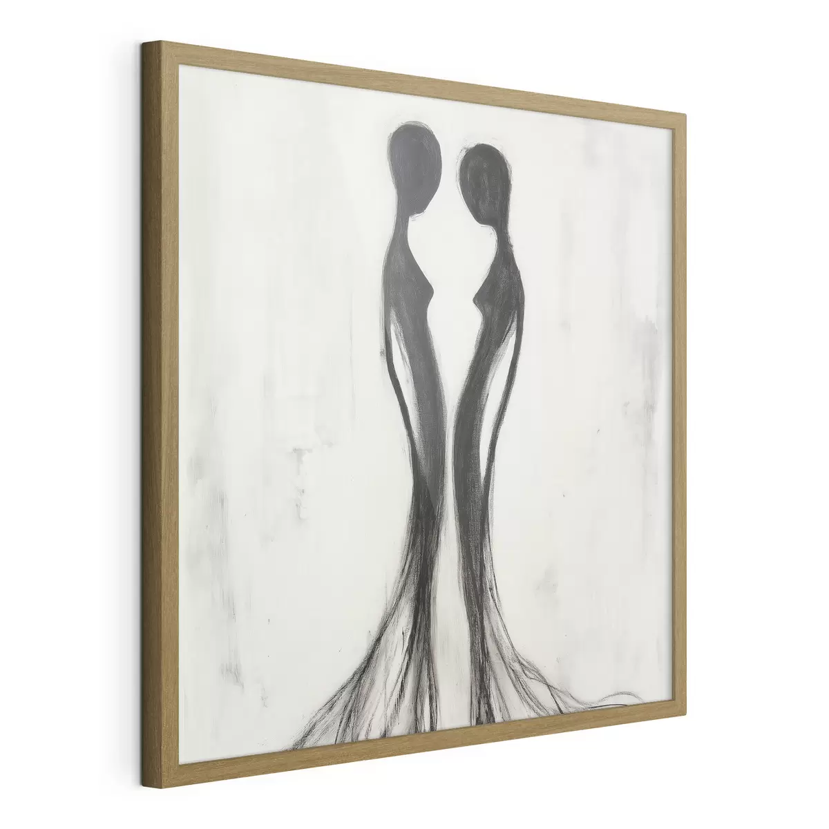 Poster Abstrakte weibliche Silhouetten f51004