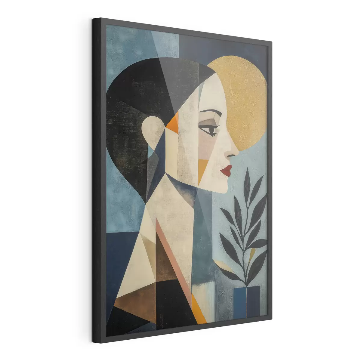 Poster Geometrisches Profil f51010