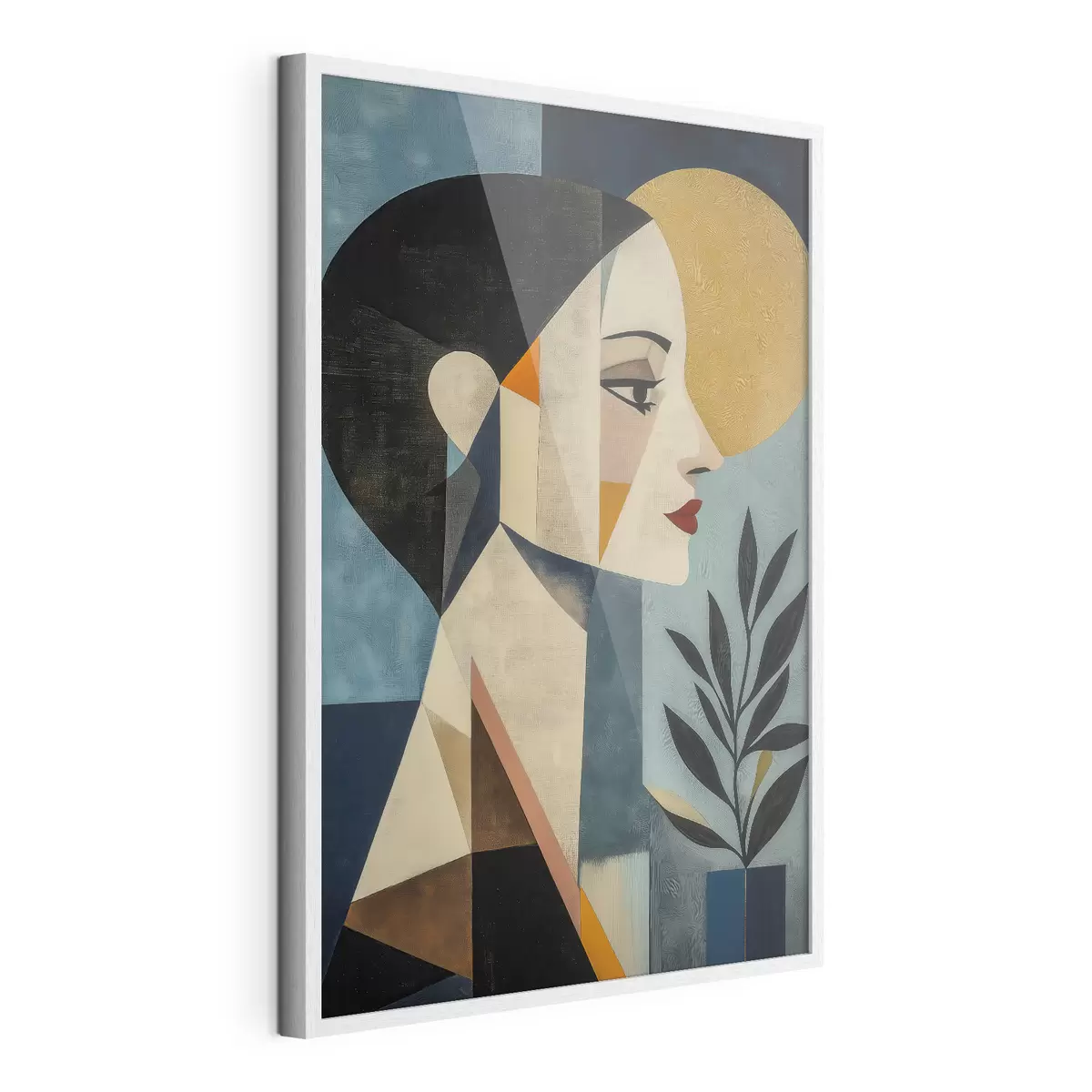 Poster Geometrisches Profil f51010