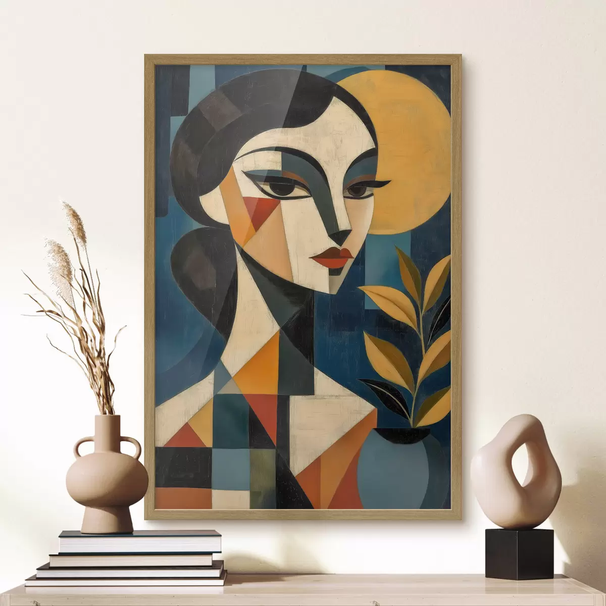 Poster Geometrisches Profil f51011