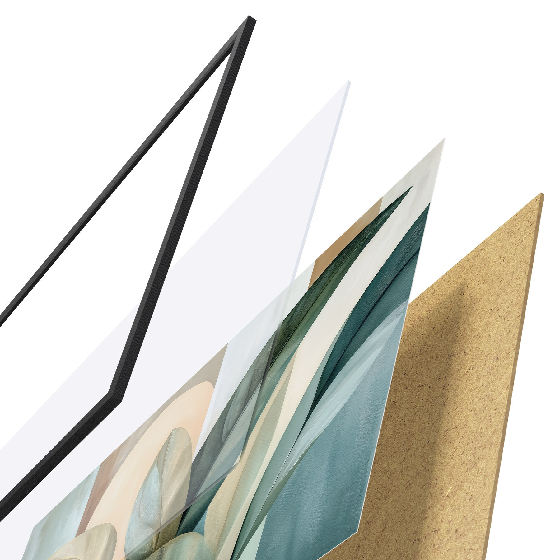Poster Tropische Abstraktion f51012