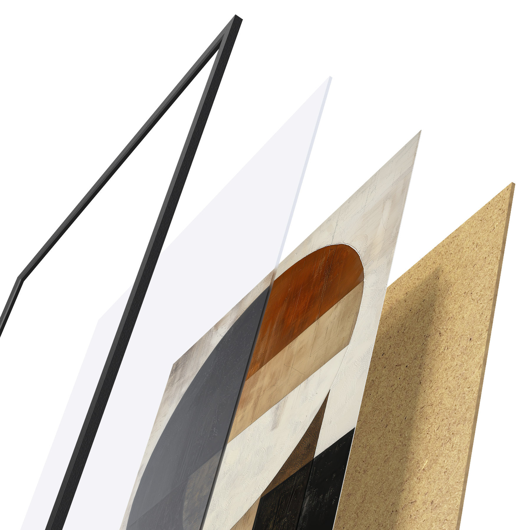 Poster Geometrische Abstraktion f51017