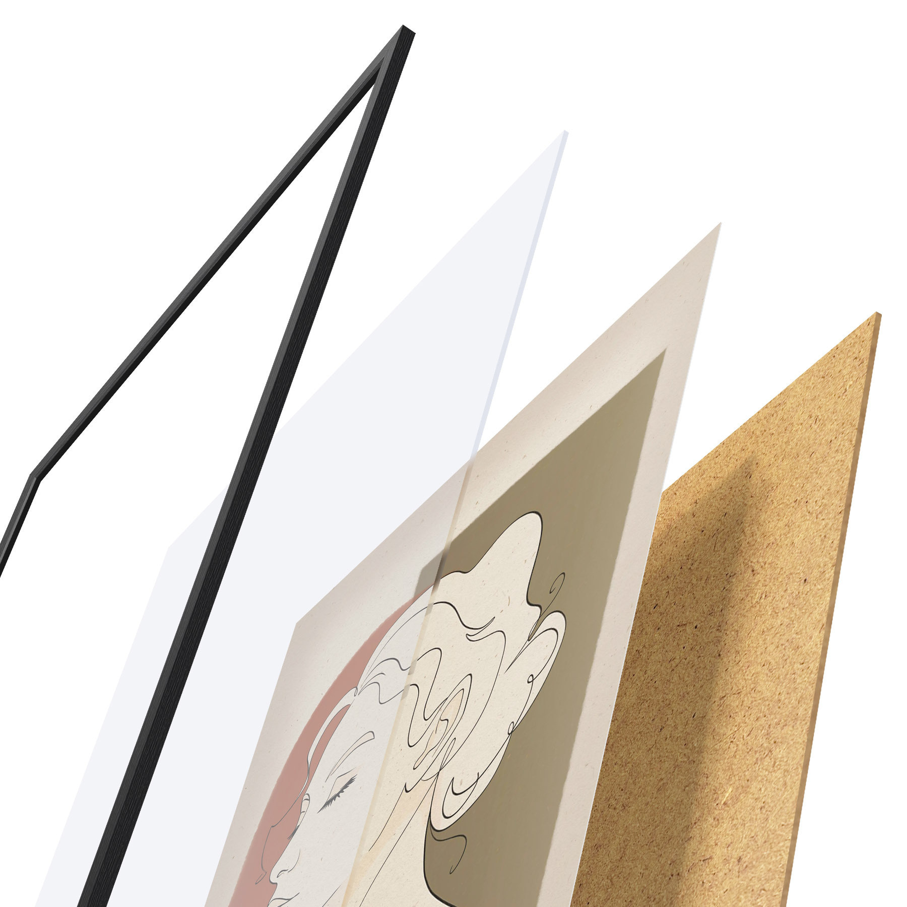 Poster Geometrie der Formen f50889