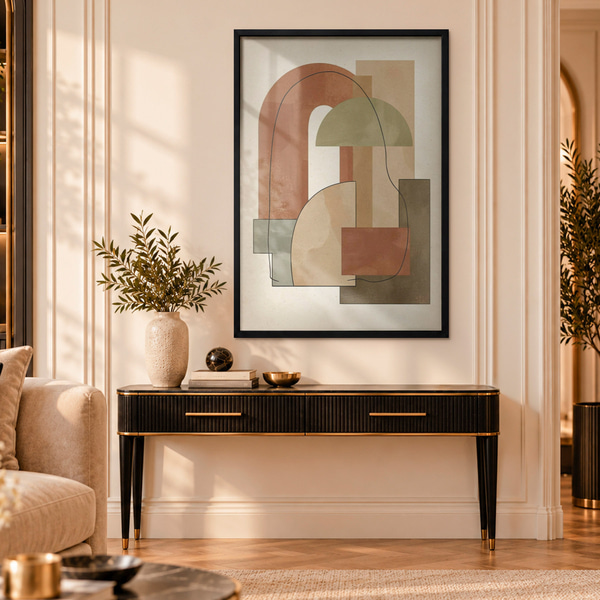 Poster Oliven-Sinfonie, Posters Abstraktion, f50892bk : Uwalls