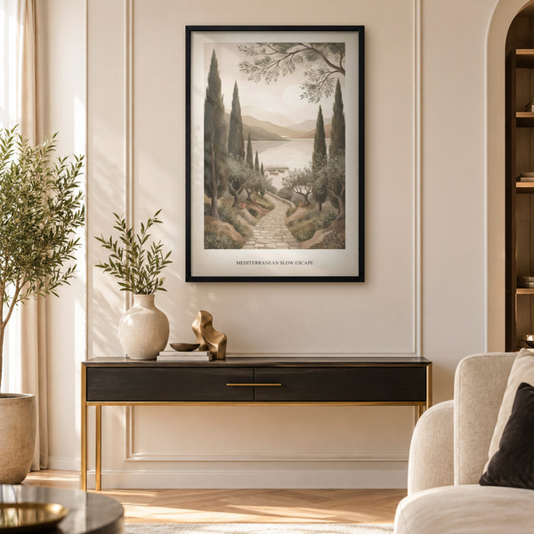 Poster Mittelmeer-Horizonte, Posters Natur, f50893bk : Uwalls