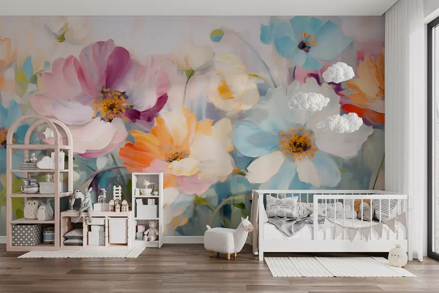 Fototapete Blumenfeld w05827