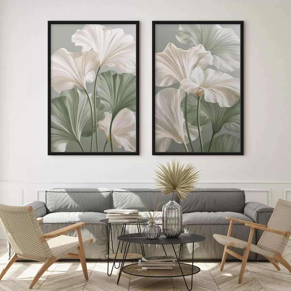 Poster Zarte Blätter d31037
