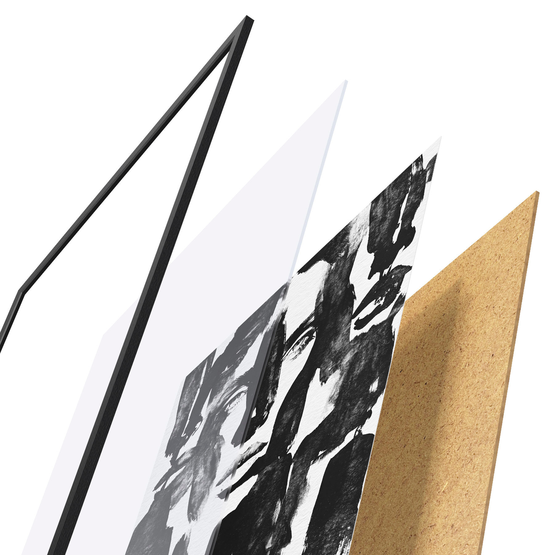 Poster Abstrakte Porträts f50861