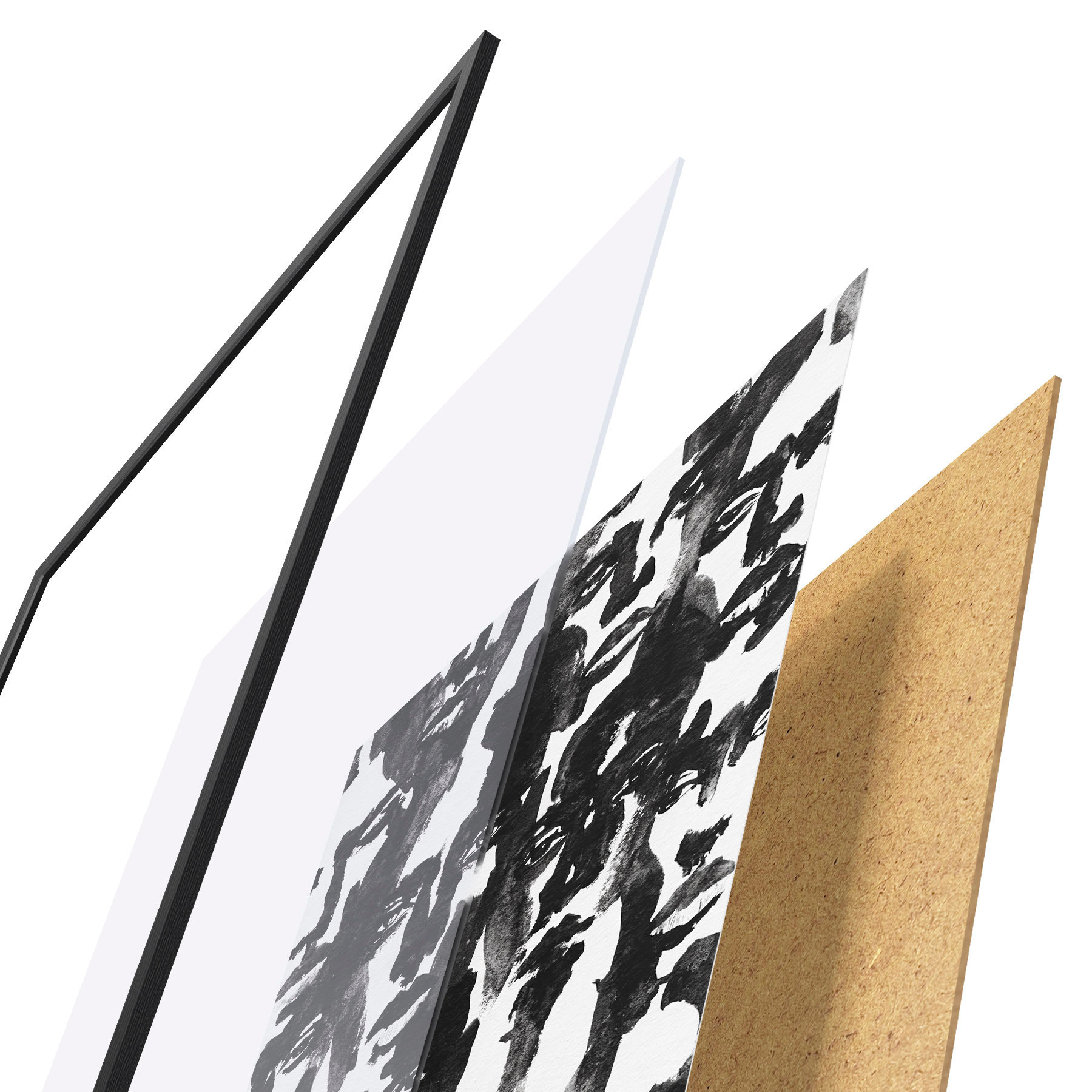 Poster Abstrakte Gesichter f50862