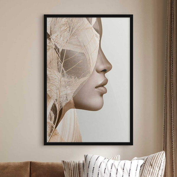 Poster Abstraktes Porträt einer Frau, Posters Menschen, f50865bk : Uwalls