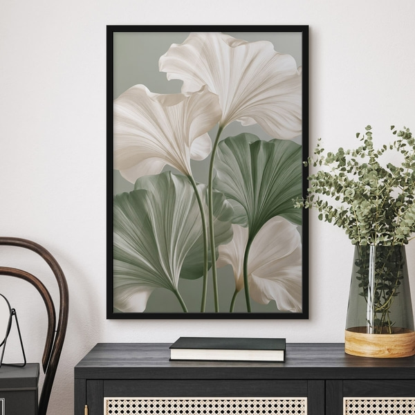 Poster Zarte Blätter, Posters Natur, f50867bk : Uwalls