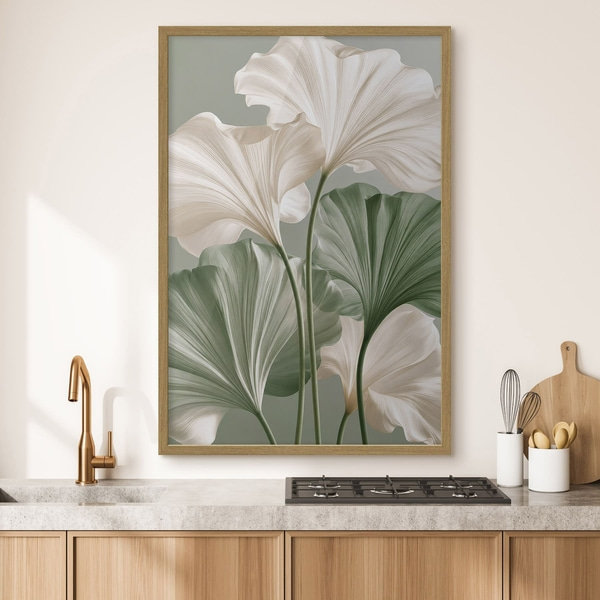 Poster Zarte Blätter, Posters Natur, f50867wo : Uwalls