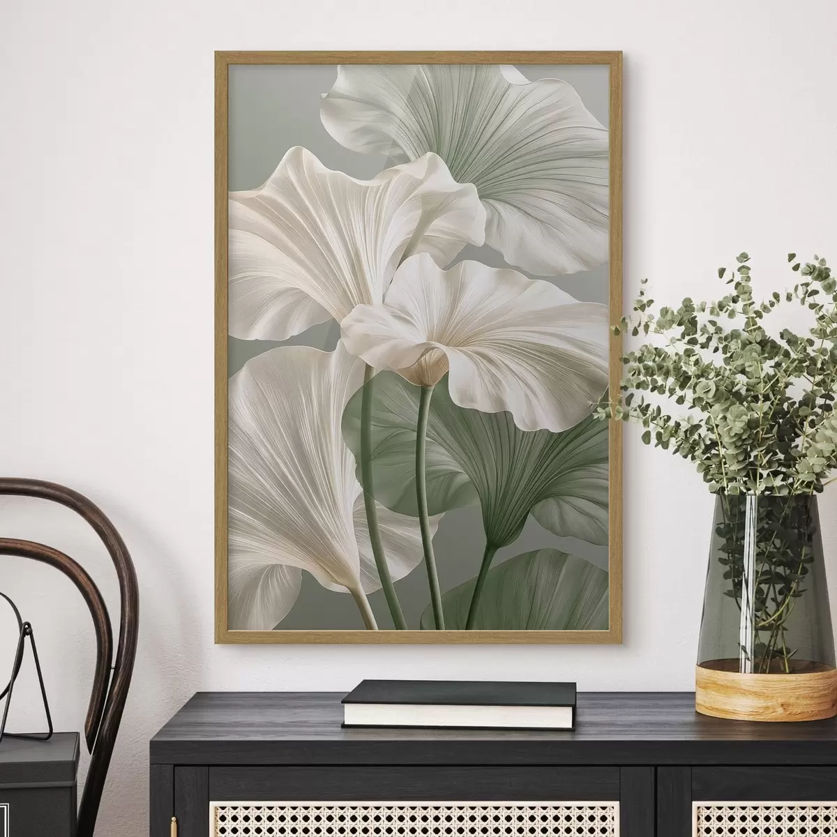 Poster Zarte Blätter f50868