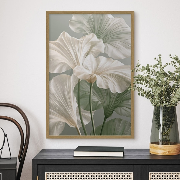 Poster Zarte Blätter, Posters Natur, f50868wo : Uwalls