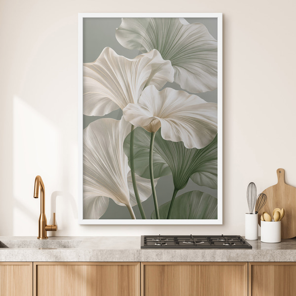 Poster Zarte Blätter, Posters Natur, f50868wh : Uwalls
