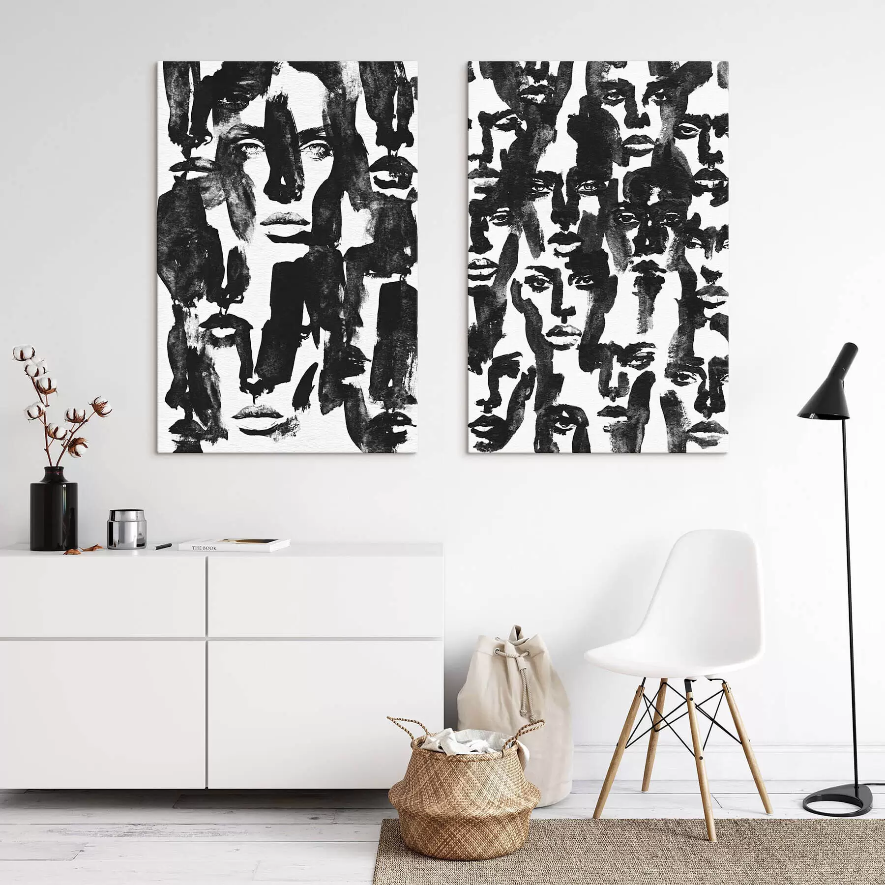Wandbilder Abstrakte Gesichter m31035