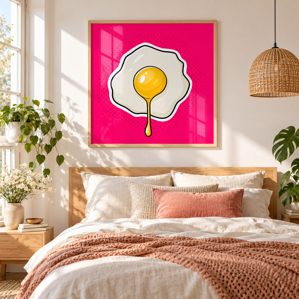 Poster Ein köstliches Frühstück mit Spiegelei, Posters Essen und Trinken, f50788wo : Uwalls