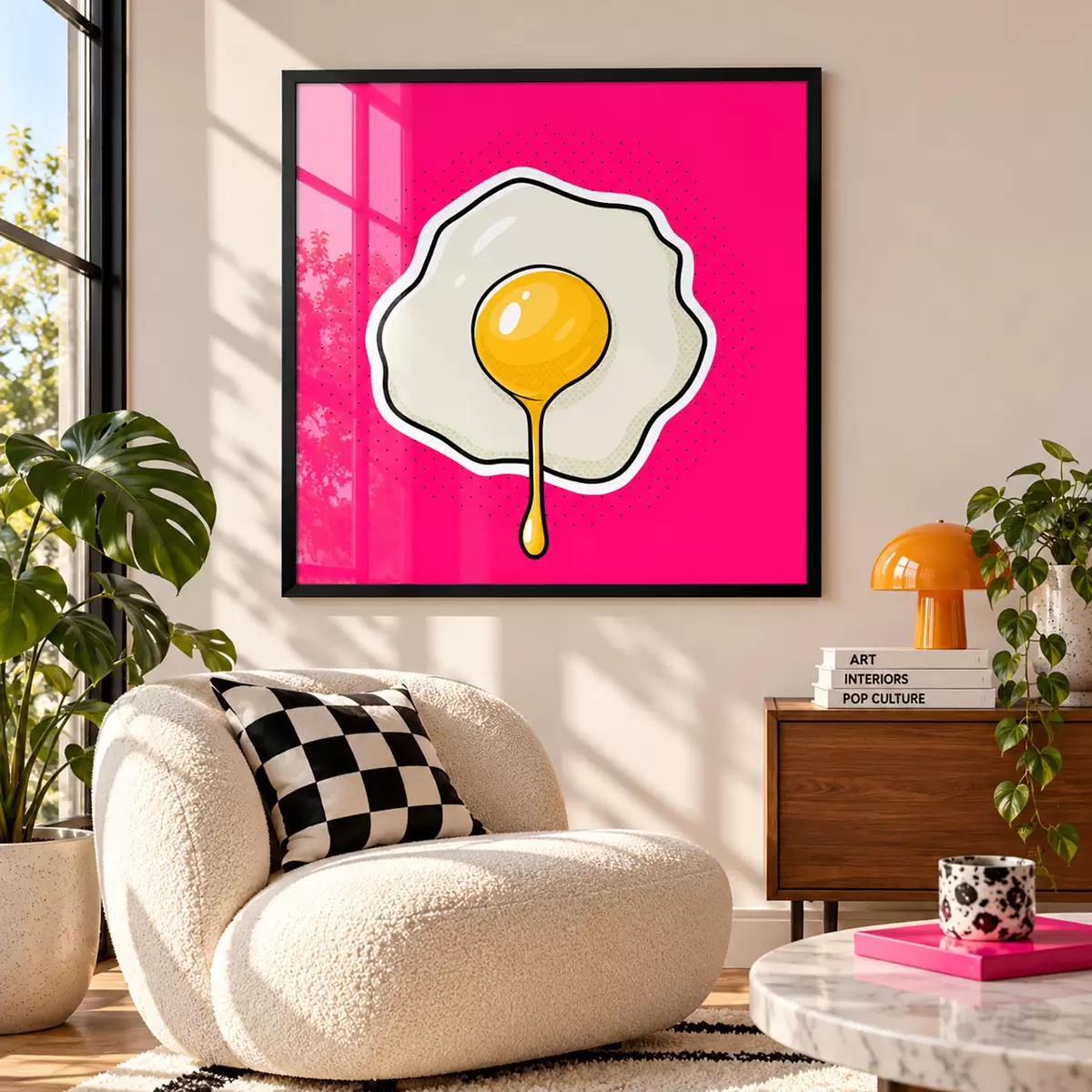 Poster Ein köstliches Frühstück mit Spiegelei f50788