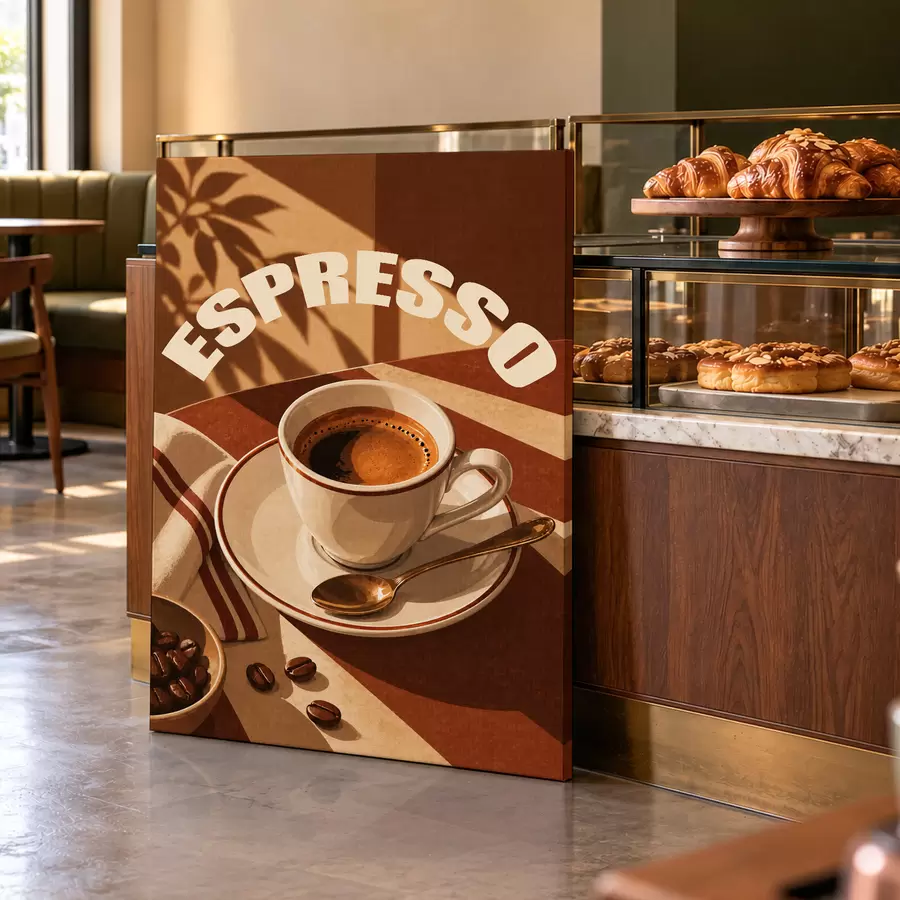 Wandbilder Aromatischer Espresso für gemütliche Momente s50871