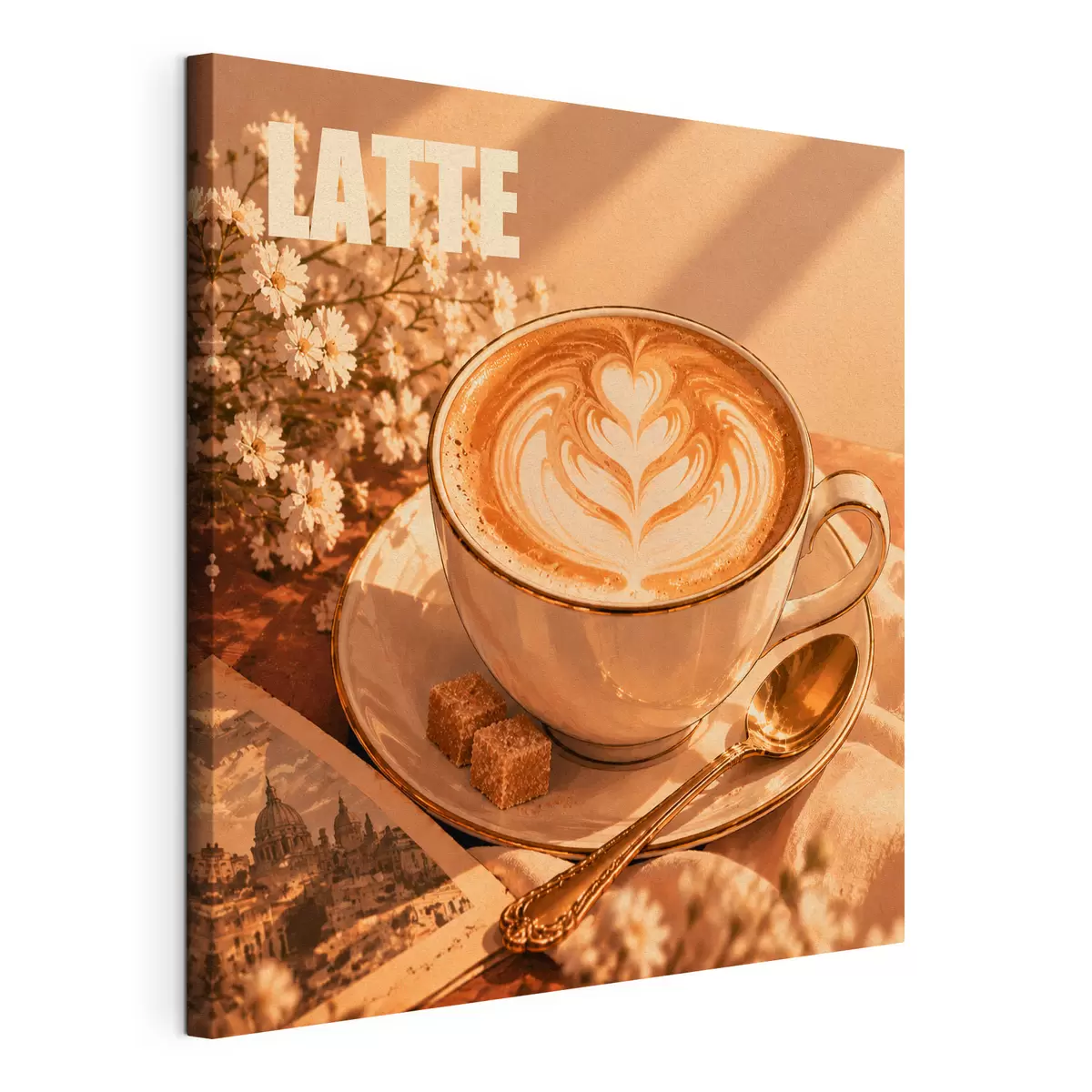Wandbilder Der perfekte Genuss für den Morgenkaffee s50873