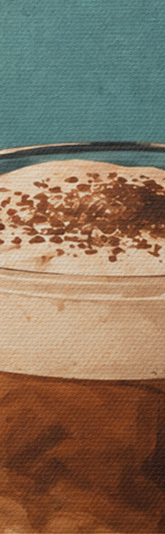 Wandbilder Ein köstlicher Macchiato an einem sonnigen Tag s50875