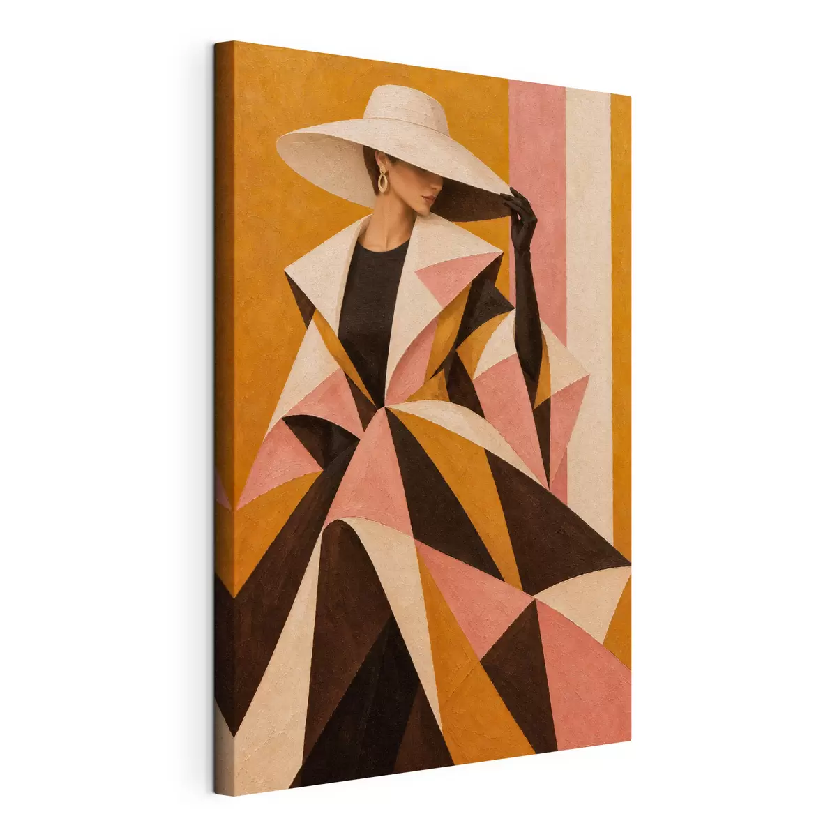 Wandbilder Schicke Eleganz mit geometrischem Design s50882