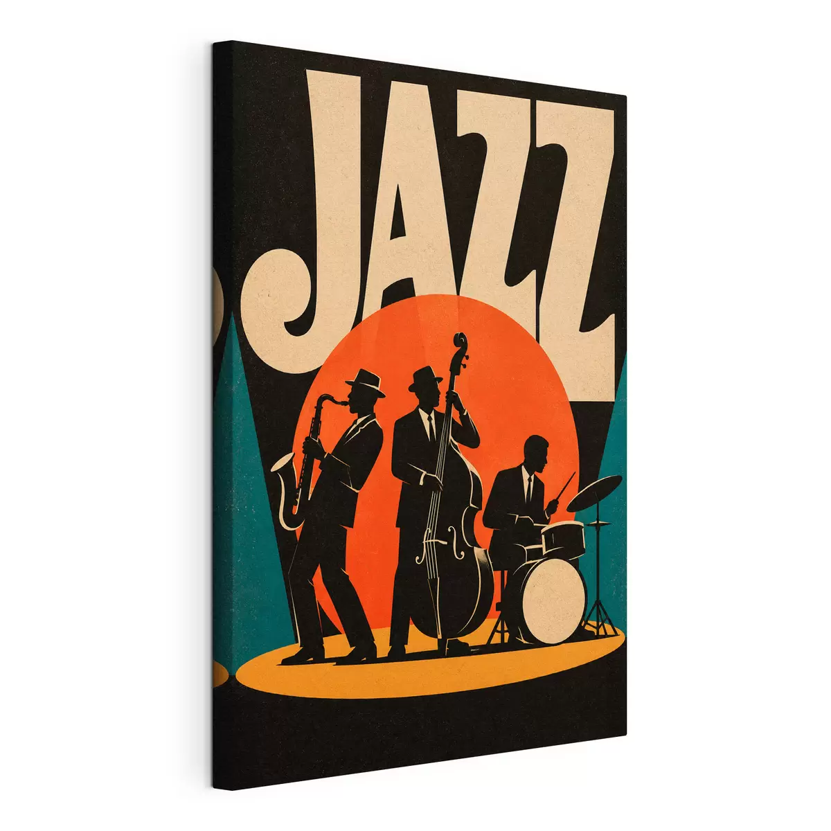 Wandbilder Mit Jazz durch die Nacht swingen s50921