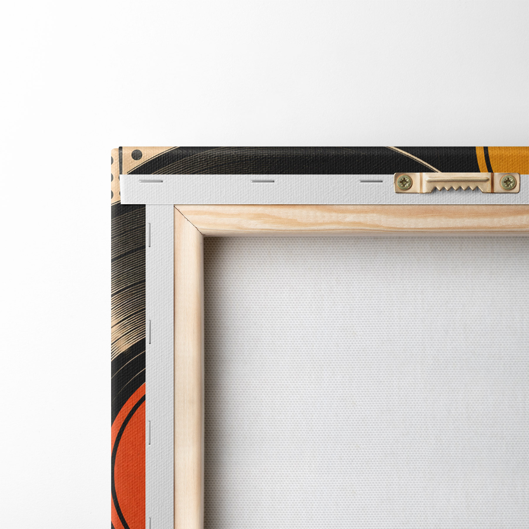 Wandbilder Retro-Flair mit bunten Schallplatten s50923