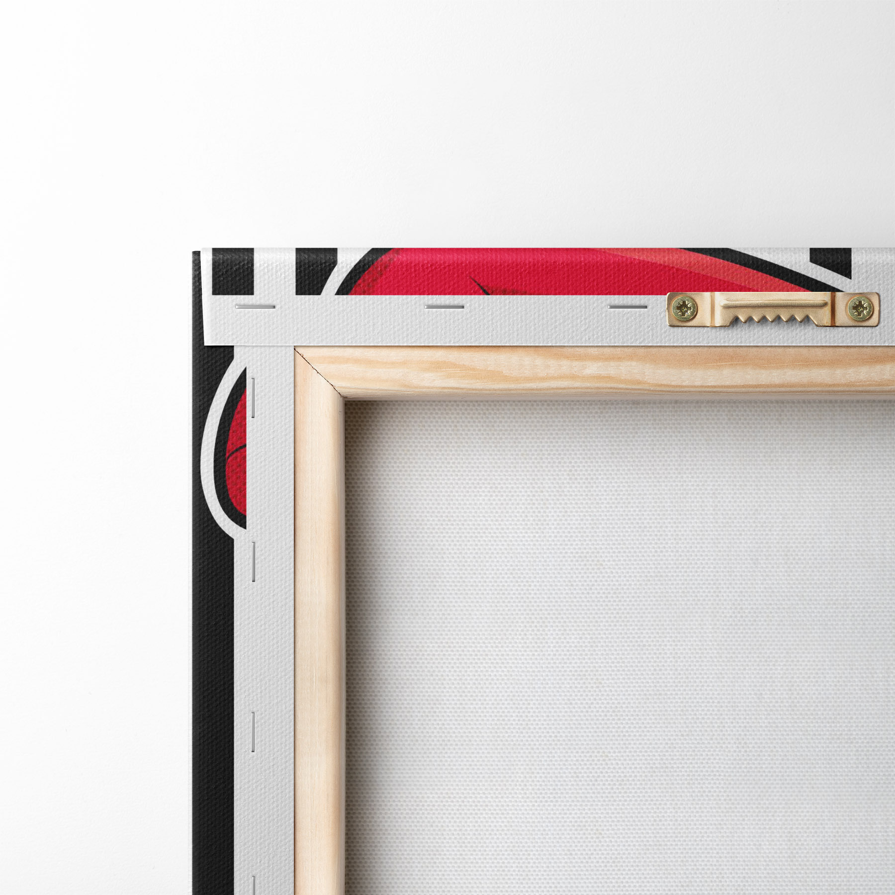 Wandbilder Design eines roten Drehwahltelefons im Retro-Stil s50784